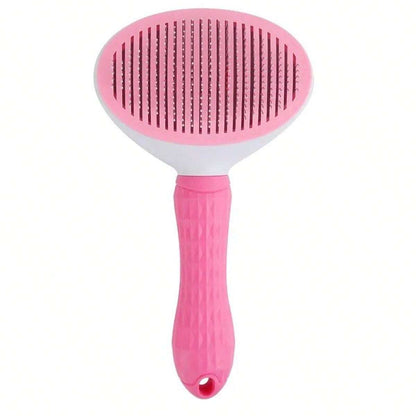 Cat Grooming Tools Cat Grooming Comb Pet Hair Removal Comb Non-Slip Stainless Steel Pet Comb - Aoc